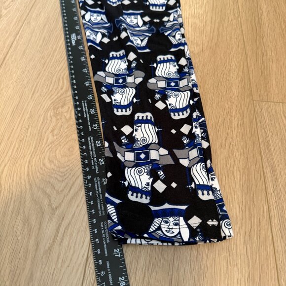 LuLaRoe Leggings • size tall & curvy • Poker Card Pattern • NWOT - Picture 4 of 7